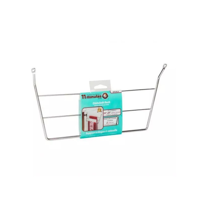 HARDWARE RESOURCES 3-Tier Kitchen Cabinet Door Mount Towel Bar Holder