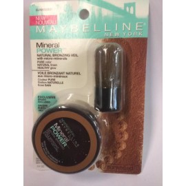 Maybelline LOT OF 3 - Maybelline Mineral Power Natural Bronzing Veil, SUNKISSED Bronzer NEW