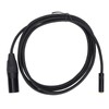 3.5mm Female to 3 Pin XLR Male Cable 24K Gold