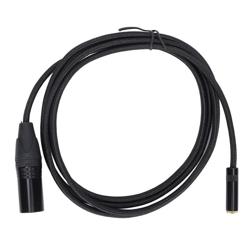 3.5mm Female to 3 Pin XLR Male Cable 24K Gold