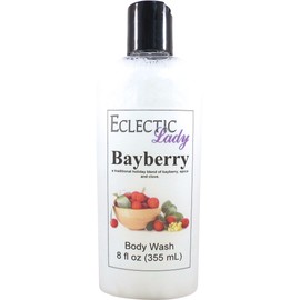 Eclectic Lady Liquid Pearl Body Wash - Bayberry Scent 3-in-1 Use For Bubble Bath, Hand Soap & Body Wash, Phthalate-Free Bayberry Fragrance, Handcrafted in USA (8 oz)