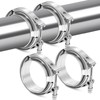 3.0 Inch V Band Exhaust Clamp with Flange Male Female