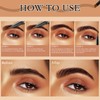 Eyebrow Pencil，Natural Looking Pencil With 4-Fork Tip and Eyeliner Dual