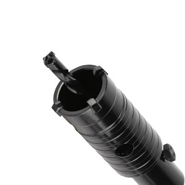 38mm / 1.5 inch Concrete Hole Saw with 160mm SDS Max Connecting Rod, Cement Hole Saw for Concrete Cement Brick Wall Stone,Black (38mm (1.5 inch))