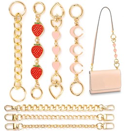 INKNOTE 7Pcs Purse Chain Strap Extender for DIY Handbag Crossbody Bag Replacement Accessories 7 Styles