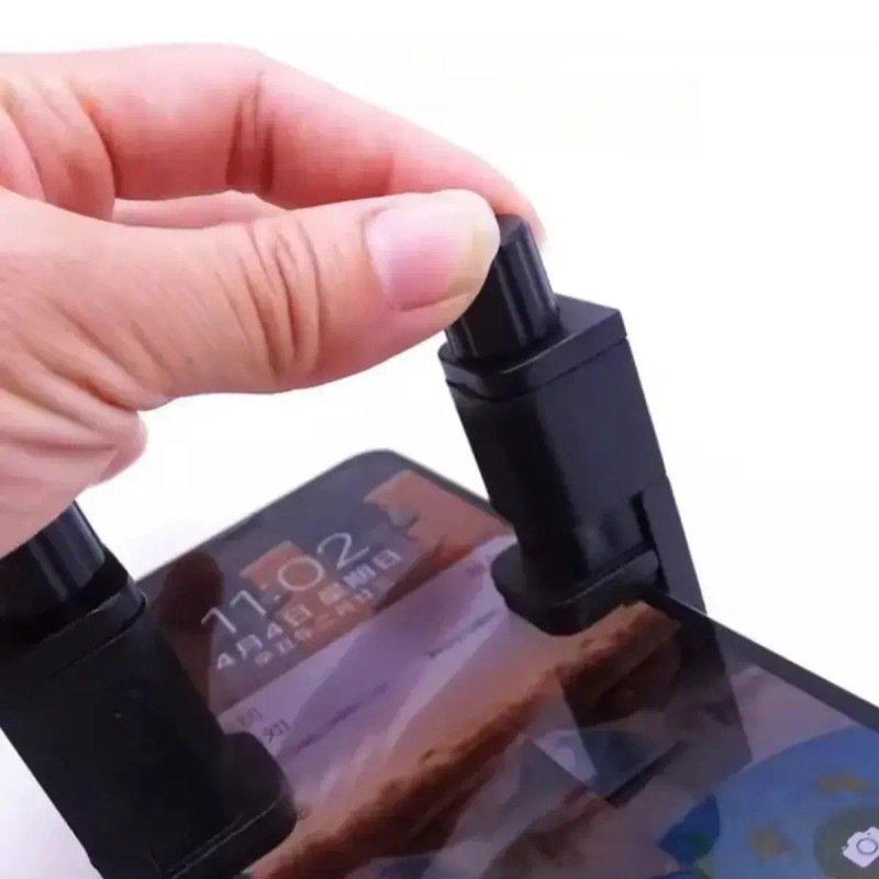4 Pinzas Plastico Pantalla Celular Clip Sujetadora Prensa Antideslizantes Touch