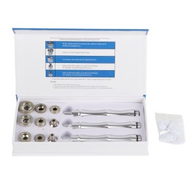Replacement Diamond Microdermabrasion Dermabrasion Tips with Handle Stainless Steel Filter Set