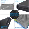 Fun File Organiser,13 Pockets Folder Document Organisers Box Files, Zip