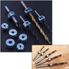7pcs Universal Wood Drill Bits and Depth Drilling Stop Ø6,8,10mm