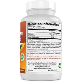 Best Naturals Bee Pollen Complex 1000 Mg 120 Tablets (120 Count (Pack of 2))