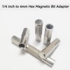 1/4 to 4mm Bit Adapter, Hex Screw Driver Bit Adapter