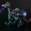 Electric Mechanical Dinosaur Toy with Sound Light Walking Toy Gifts