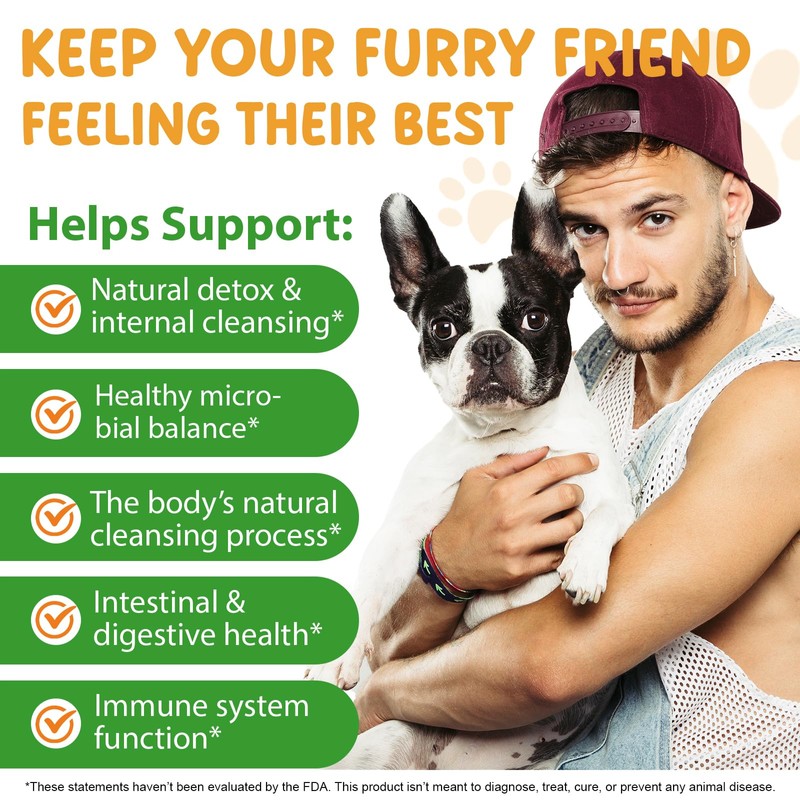 Natural Intestinal Defense for Dogs, Herbal Cleanser & Natural Digestive