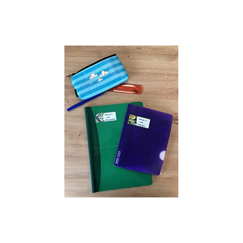 AVERY - 15 Labels for Notebook and School Supplies Fantasy