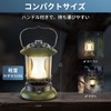 【2023モデル】GLOWDAWN LEDランタン キャンプランタン 2WAY給電 充電式 電池式 キャンプライト レトロ風 無段階調光・調色 暖色