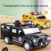 Kids Piggy Bank Music Light Simulating Armored Car Coin Bank