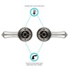Dura Faucet DF-RKC-SN RV Replacement Hot and Cold Classic Handles,