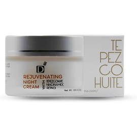 Crema rejuvenecedora de noche con tepezcohuite, retinol, y niacinamida - libre de parabenos, vegana, libre de crueldad