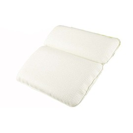 Luxury Hom Spa Bath Pillows with Strong Suction Cups for Bathtub, Hot Tub-White