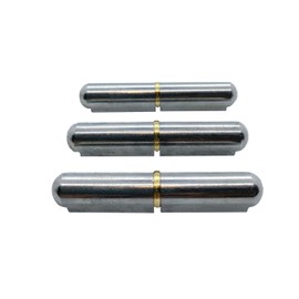 Supa 4" Premium Weldable Bullet Seel Hinges w/Brass Pin & Bushing, w/o GF, 2 Hinges/Each Pack (100mm, 350 lbs Capacity)