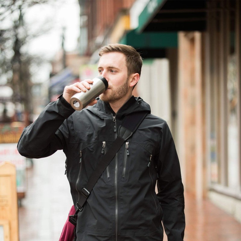 Espro Coffee Travel Press, Stainless Steel, 12 oz (Coffee Filter,