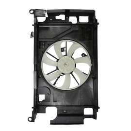 TYC 623150 Compatible with TOYOTA Prius c Replacement Dual Radiator and Condenser Fan Assembly, Black