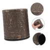 Abaodam Dice Rolling Holder Party Props Leather Dice Cup for