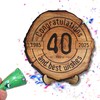 DARO Design - Wooden Disc - 40 Years - Size