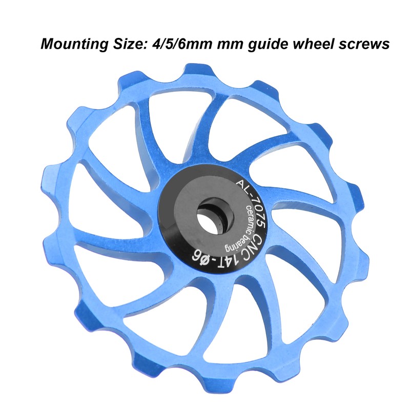 Cycling Bicycle Rear Pulley Bike Guide Roller Pulley Parts 14T