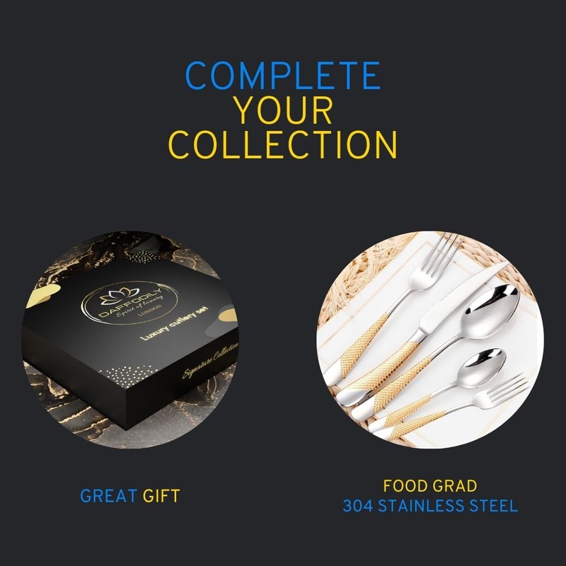 Signature Dinner Fork Set - 6 Pieces (Dinner Forks -