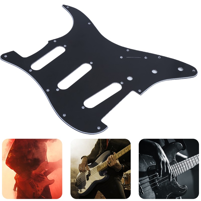 Electric Guitar Pickguard 11 Hole Mirror Surface for FD Musical