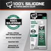 DAP All Purpose 100% Silicone Adhesive Sealant, Clear, 2.8 oz