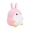 Piggy Bank Cartoon Cute Penguin Shape Pink Large Capacity Coin