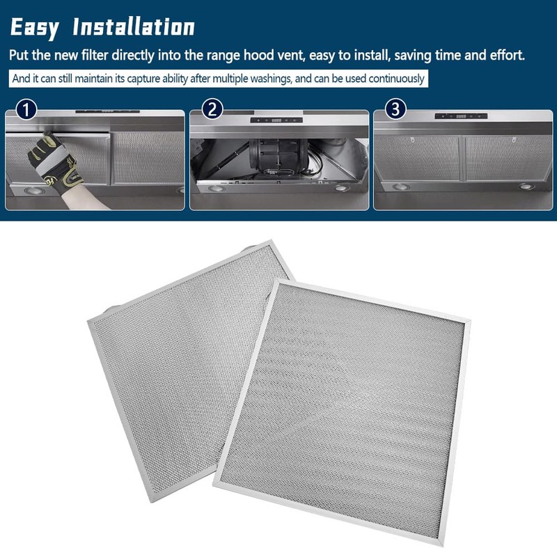 2 Pack S99010430-003 Range Hood Grease Filter Fit For Boran