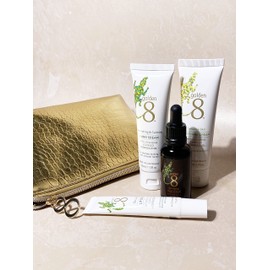 Golden 8 Skincare Essentials Set for Sensitive Skin | Natural Moisture Repair Relief for Irritated Dry Itchy Skin with Australian Crocodile Oil