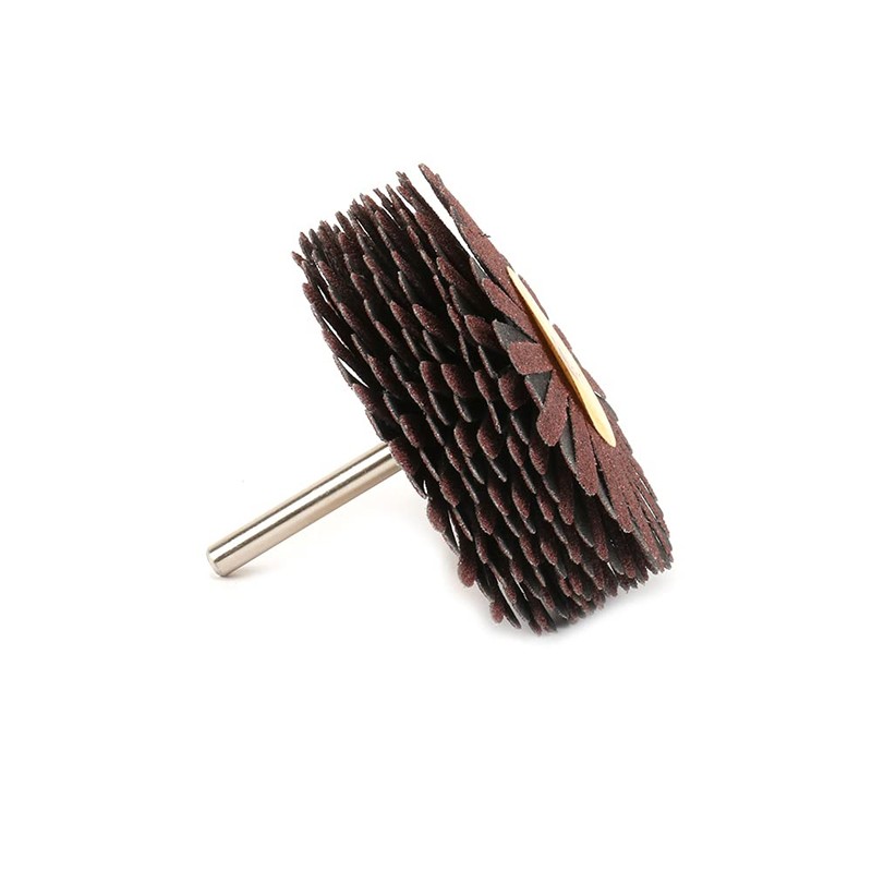 120# Grit Buffing Flap Flower Head Shutter Sandpaper Grinding Wheel