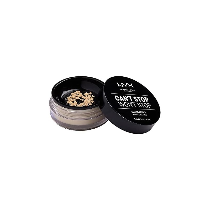 NYX Professional Makeup, Can´t Stop Won´t Stop, Polvo fijador, Tono
