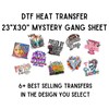 DTF Transfer Themed 23"x30" Gang Sheet - 10 Themes To