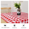 XWZO Checkered Tablecloth Rectangle - Waterproof, Oil-Proof and Spill-Proof Wipeable