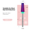 MelodySusie Professional 5 in 1 Nail Drill Bits, 3/32'' Carbide