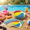 Dereinwo 50Pcs Pool Party Paper Plates and Napkins Disposable paper
