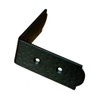 Rustic, Hammered Table Edge Corner Bracket - 1 1/2" High - Black Powder Coat Finish - Includes Rustic Head Screws - Sold Individually