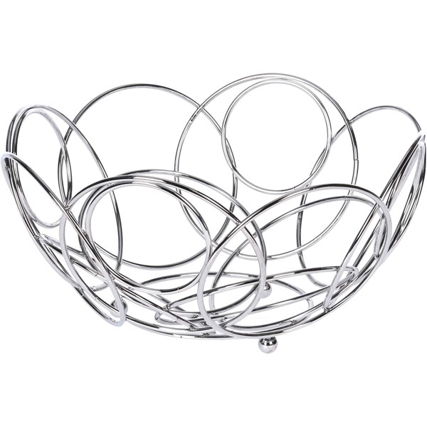 mucHome Iron Fruit Basket, Decorative Metal Basket for Kitchen, Fruit