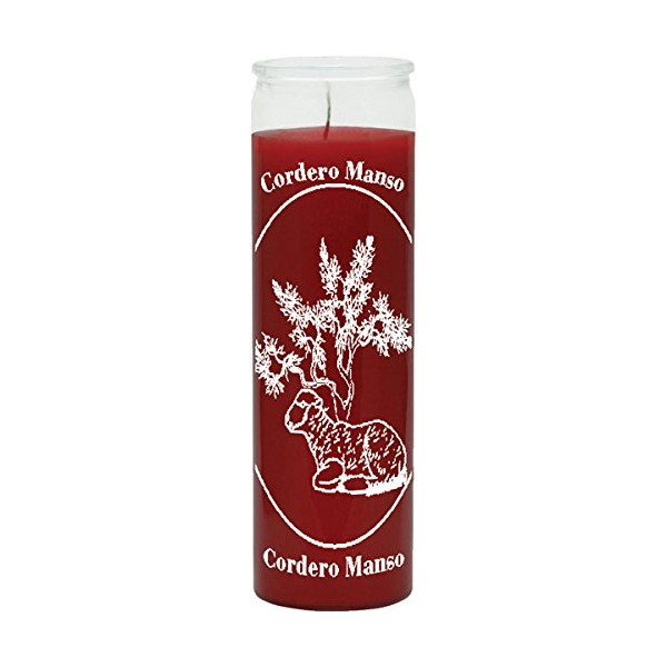 INDIO Calming Red Candle - Silkscreen 1 Color 7 Day