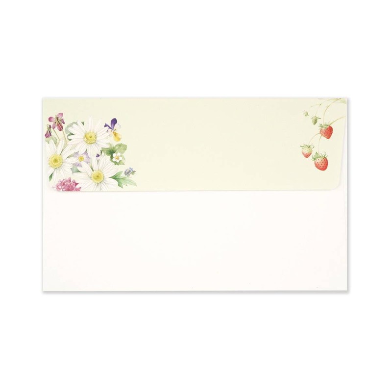 LST-239 (27) Strawberry Letter Set with Stickers, 12 Posts, 6