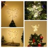 Lewondr Christmas Tree Topper Angel, USB Powered Remote Controlled 9.8