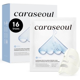 caraseoul Glowganic Pro Mascarilla de Hidrogel con Colágeno Vegano16 uds