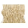 S-noilite Elegant 29"(73cm) Longest Curly Bleach Blonde 3/4 Full Head