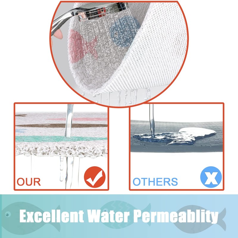 Shower Mat Bath Mat Non Slip Anti Mould Bathroom Bath