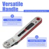 FyMosem 2Pcs Mini Ratchet Screwdriver Wrench Set Elbow Head &